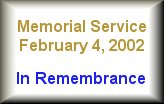 MEMORIAL SERVICE