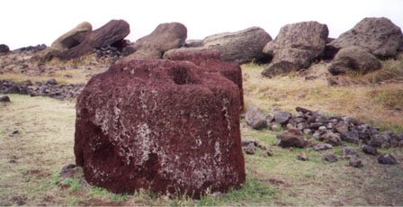 15RapaNui_row_of_fallen_moai.JPG (30581 bytes)