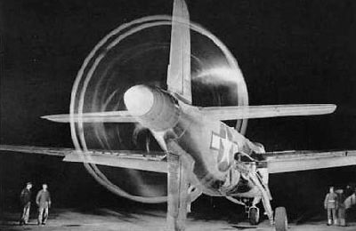 XB-42 tail