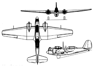 Martin B-10 drawing